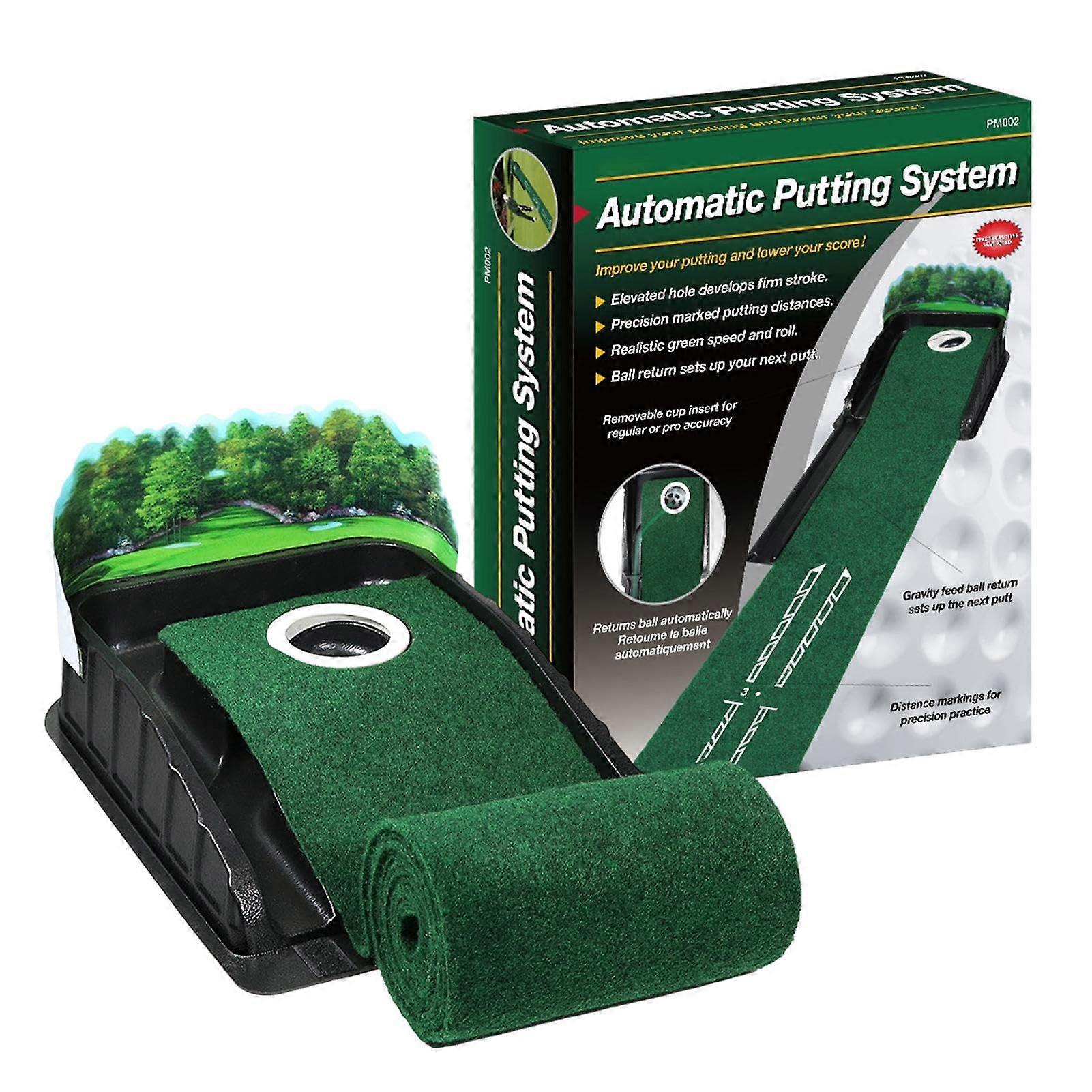 Golf Putting Mat Indoor Outdoor Golf Training Aid with Ball