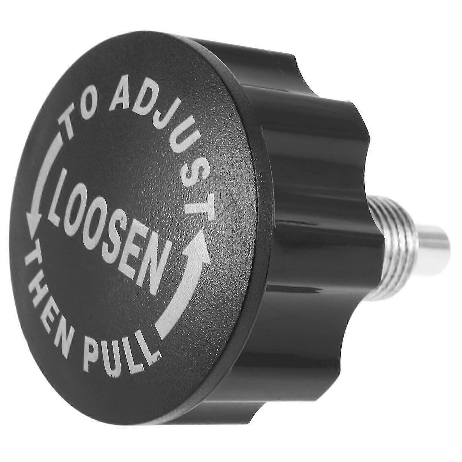 Exercise Bike Resistance Knob - Black Ball Pull Pin Spring Knob (1 Pack)