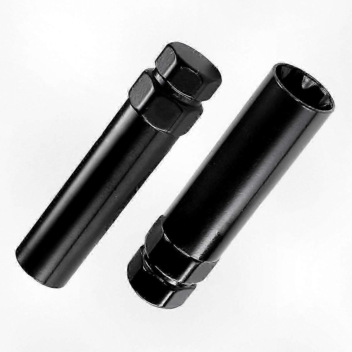 Dual Hex Drive Lug Nut Socket and Key Set for Aftermarket Wheel Lock Removal