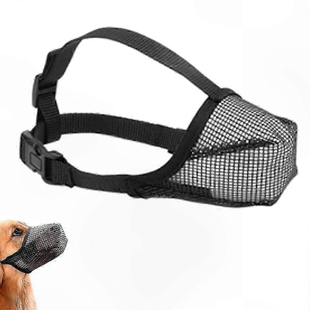 XL Breathable Mesh Dog Muzzle for Biting Barking Chewing Prevention