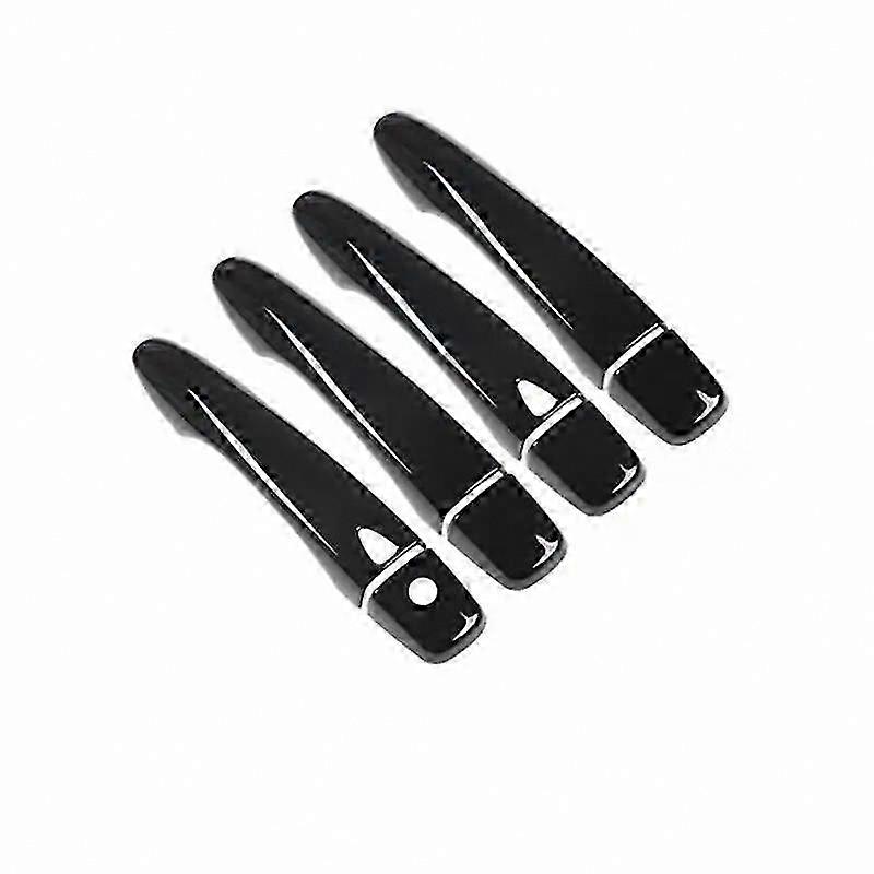 Black Chrome Door Handle Cover Sticker for X-Trail T32 2014-2020 Styling Accessory