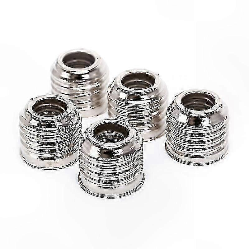 5-Pack E27 to E14 Adapter Converter for LED and Energy-Saving Bulbs High-Quality Ceramic Universal Socket Large to Small Screw Base