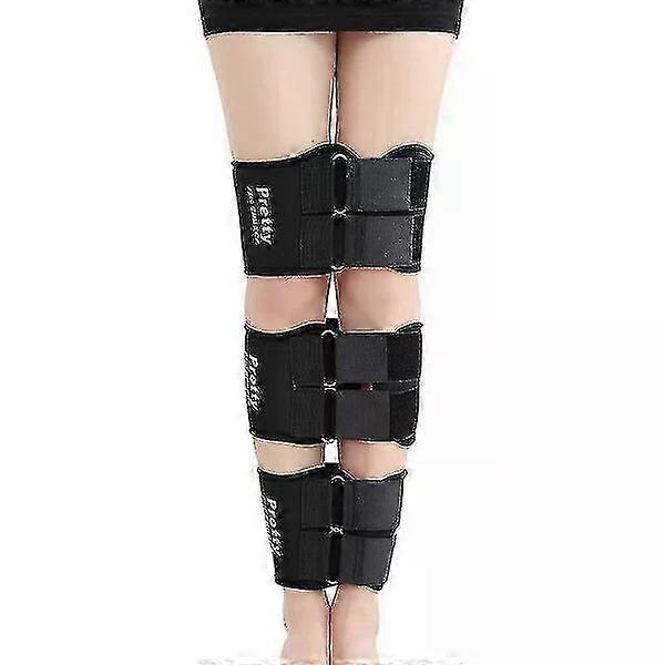 Leg straightening correction band, made of diving material, suitable for various leg circumferences
