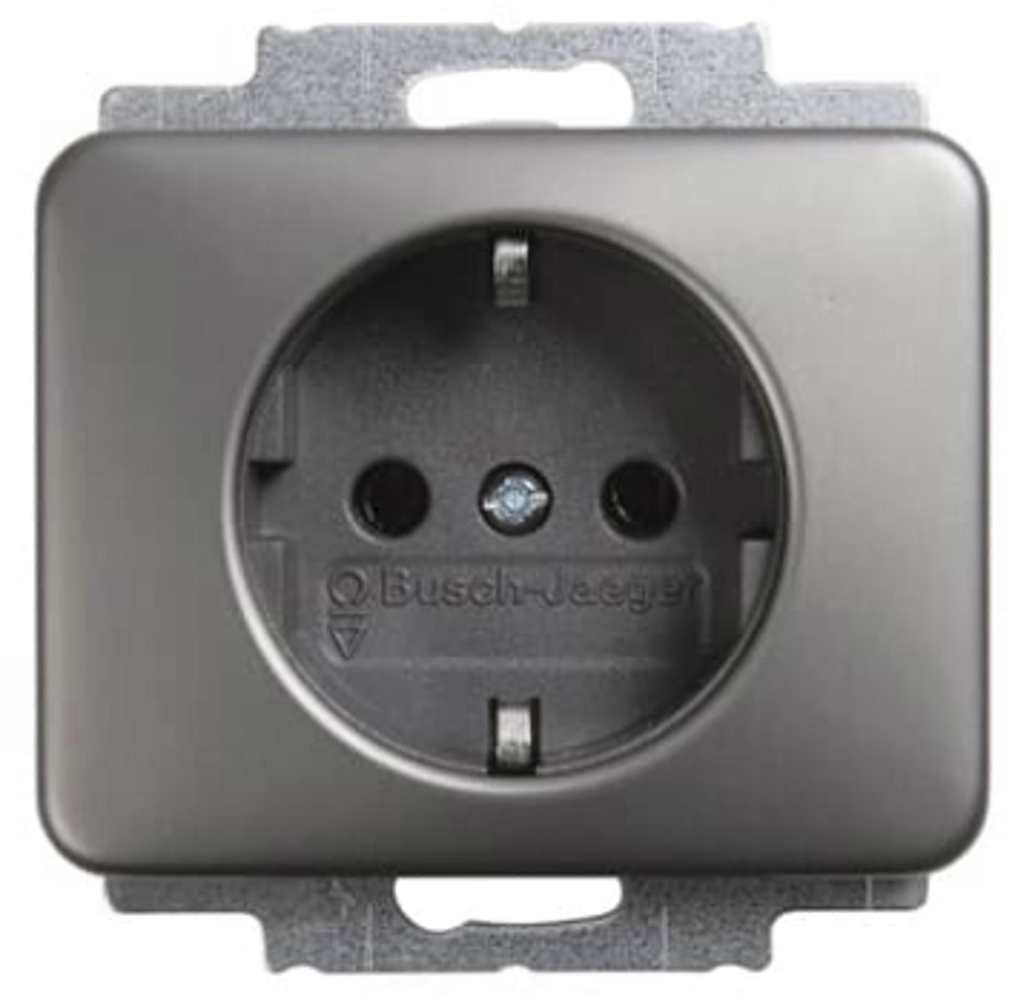 SCHUKO socket insert Busch-Jaeger 20 EUC-20 platinum
