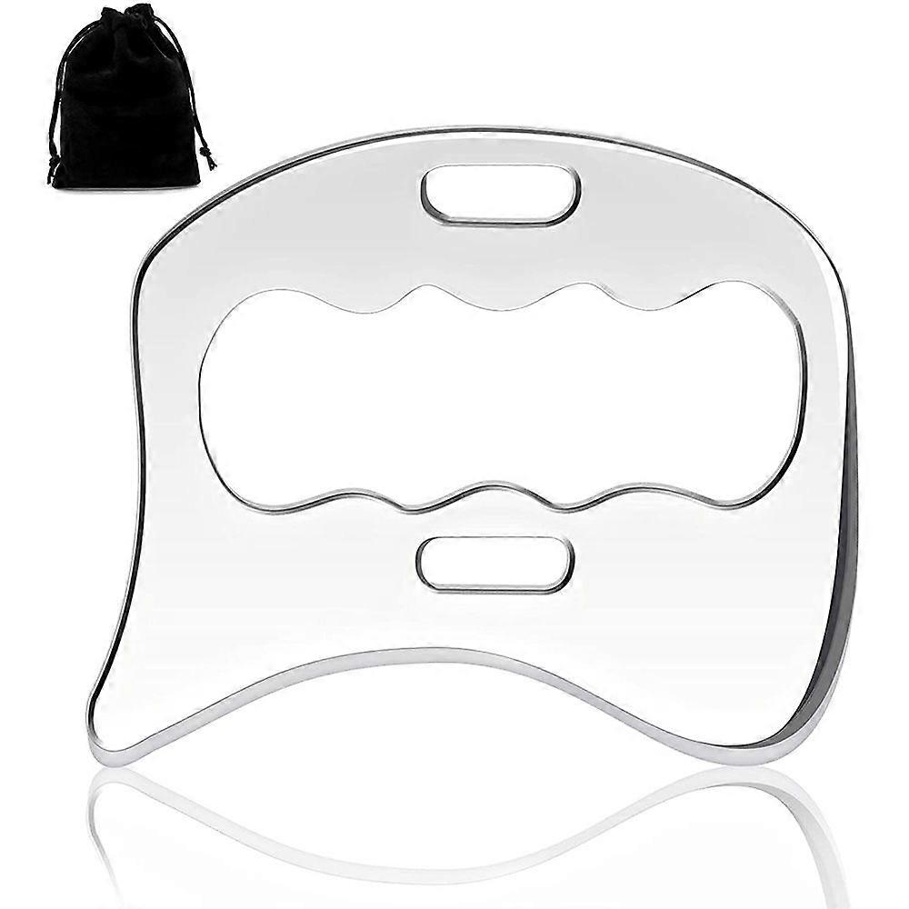 Stainless Steel Guasha Massage Tools,Iastm Scraping Tool for Soft Tissue Scraping Massage Tool,Used