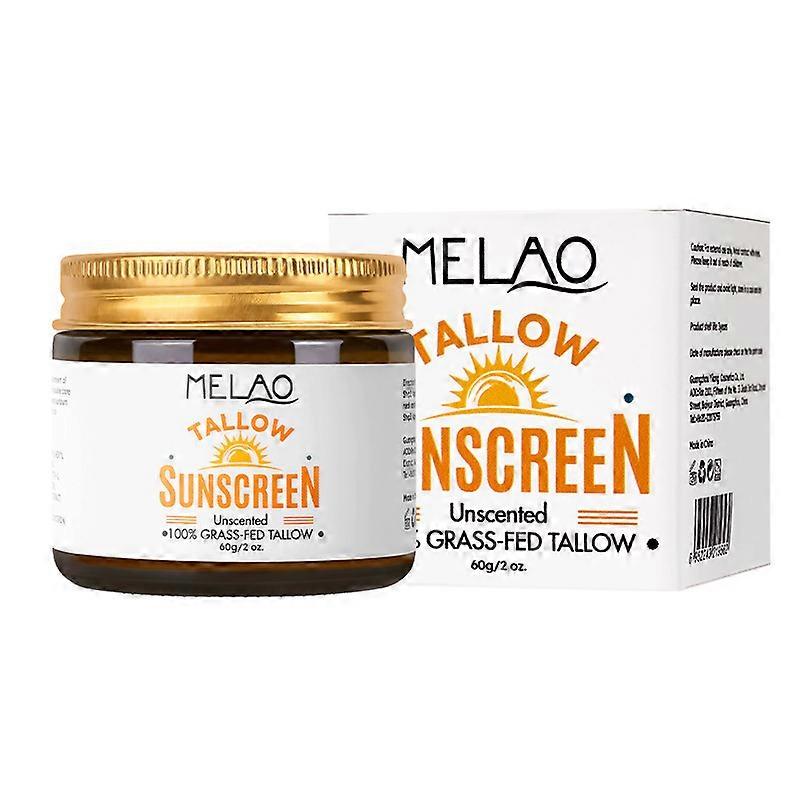 Tallow Sunscreen, SPF50+, Refreshing UV Protection, Nourishing and Moisturizing Tallow Sunscreen Lotion