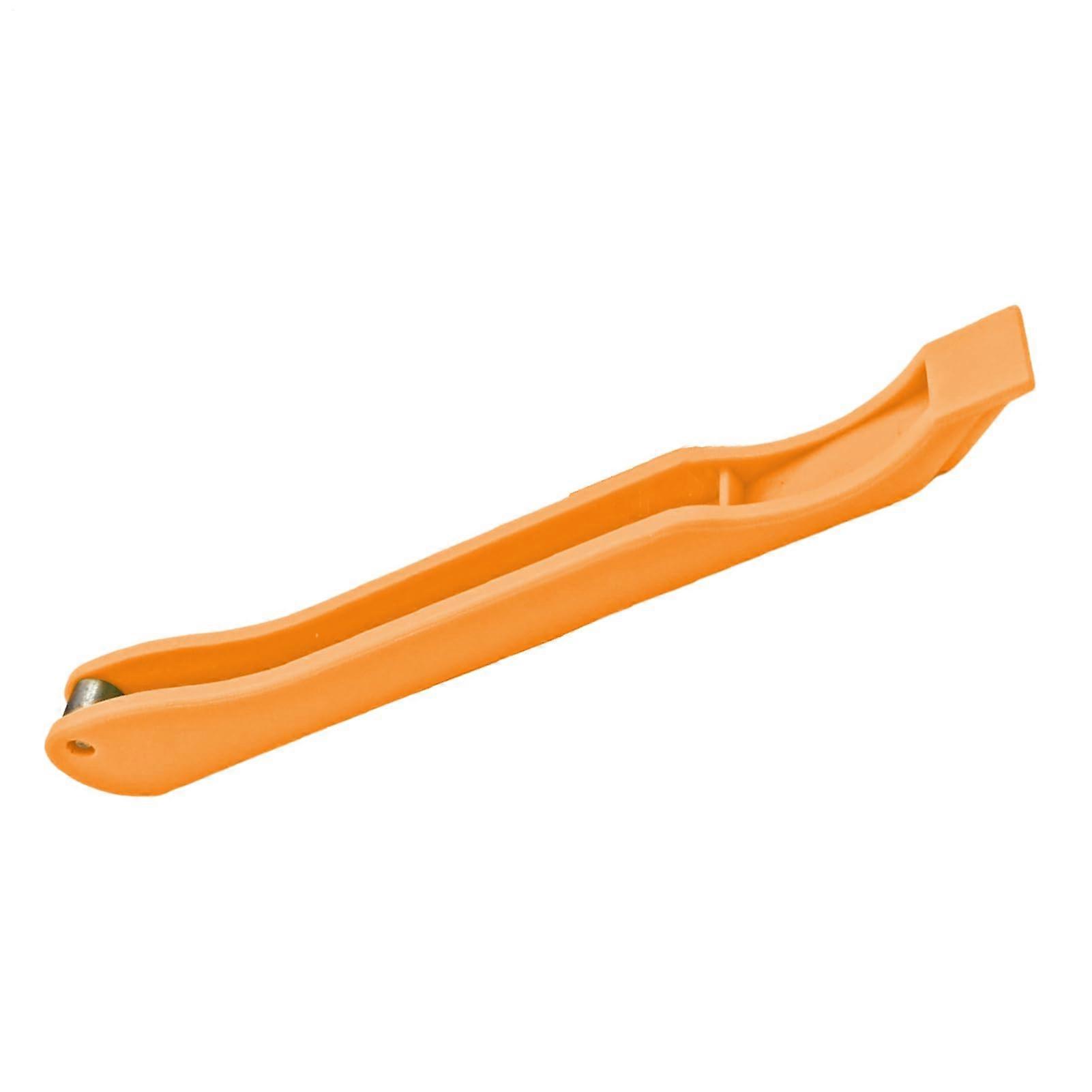 Stained Glass Foil Crimper Handheld Stained Glass Foiling Tool Foil Tape Applicator Copper Curling Prevention Orange