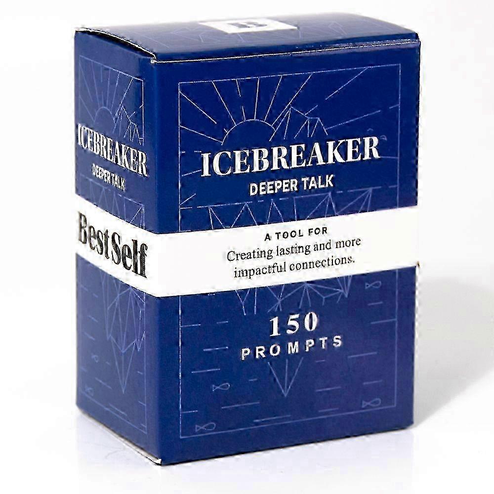 Gaibosi Conversation Starter Icebreaker Deeper Talk Deck by BestSelf card game Powerful Conversation 150 Cards