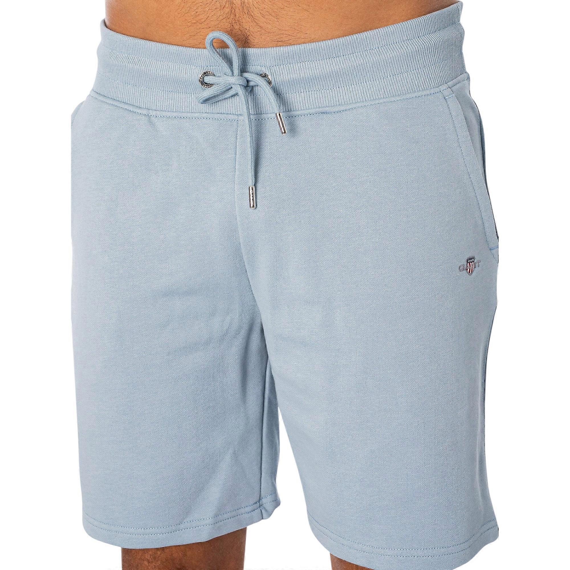 Gant Mens Sweat Shorts Shield Regular Fit Cotton Summer Gym Fleece