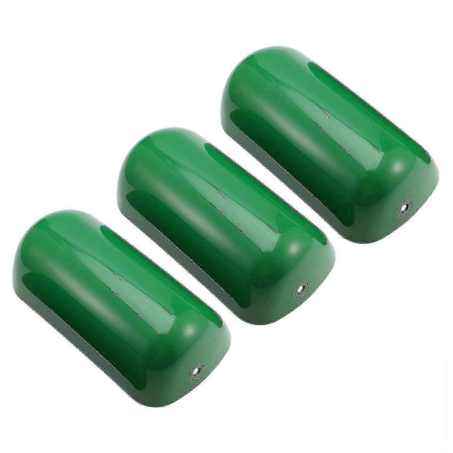 Abat-jour en verre vert vintage pour lampe de table Banker, rétro classique abat-jour remplacement fit