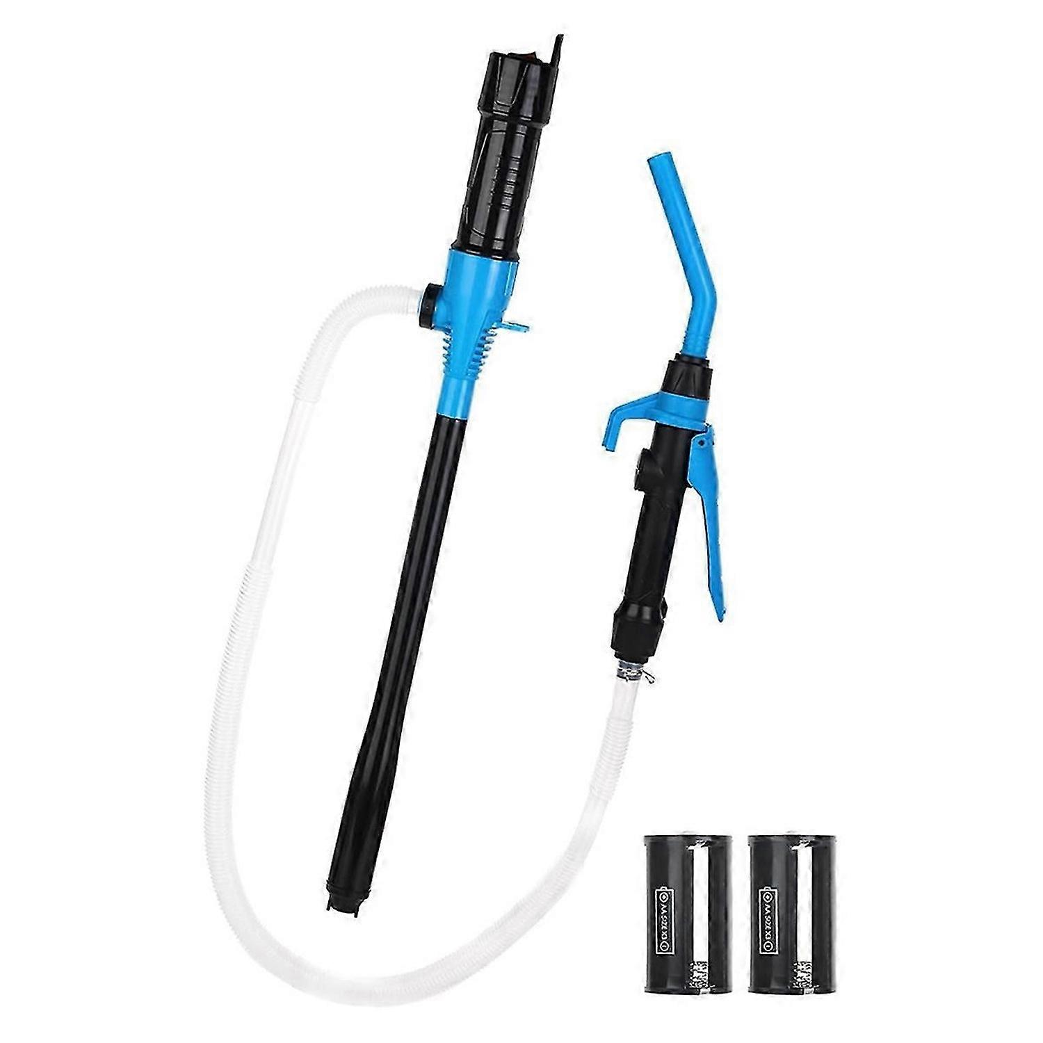 Portable Liquid Transfer Pump,Battery Powered Water Transfer with Nozzle for Quick Flow Control & Stop