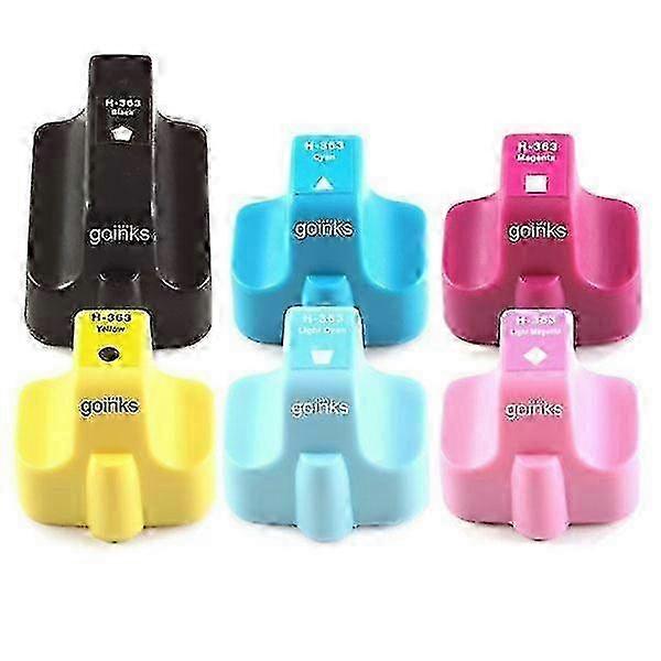HP 363XL Ink Cartridges Set of 6 - 1 Compatible Pack for Printing 2025