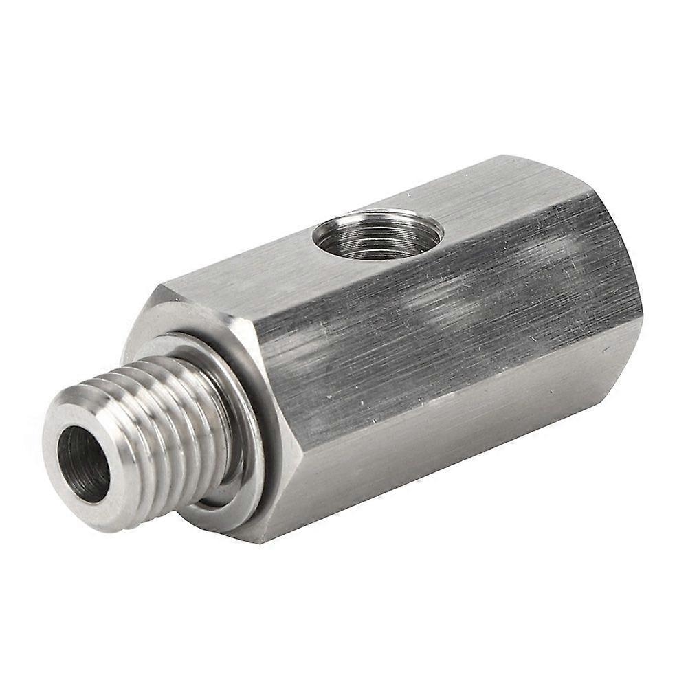 M12x1.5 1/8 NPT Turbo Oil Pressure Sensor Tee Adapter Stainless Steel Car Accessories
