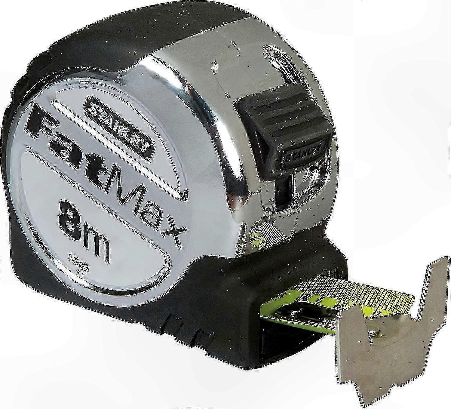 Precision Measuring Tape, 8m Length, Shockproof Design, Blade Armor, Mylar Coating, Multi-Grip Hook for Accurate Measurements