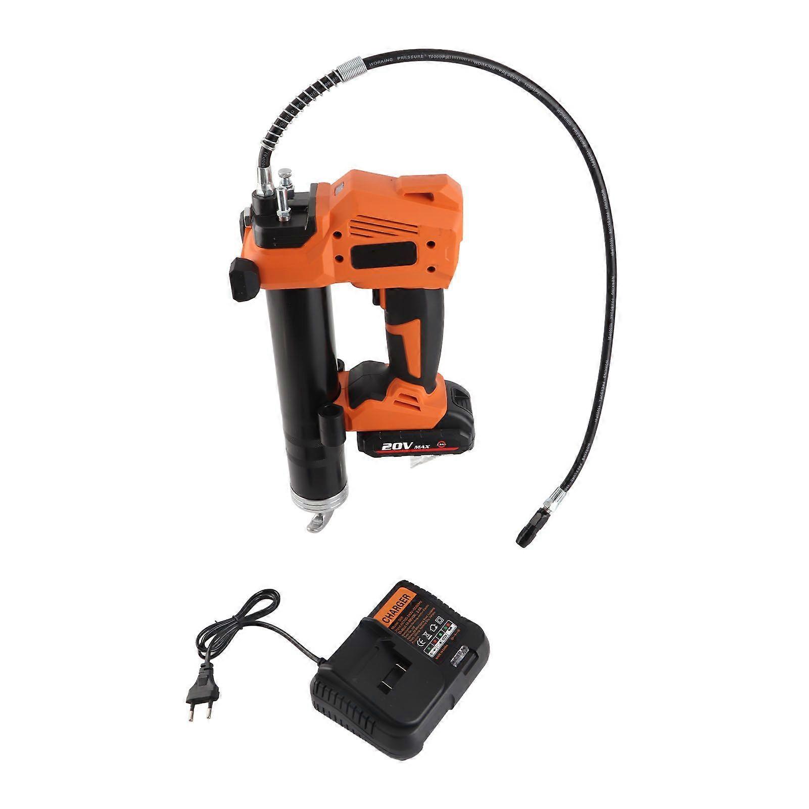 Electric Grease Machine 2 Speeds Adjustable Rechargeable Cordless Electric Grease Machine with Antislip Handle