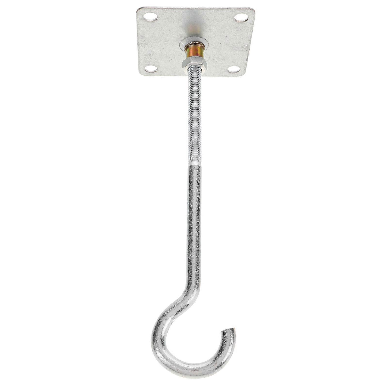 Ceiling Fan Hook Steel Hook for Ceiling Mounting Silver Durable Design