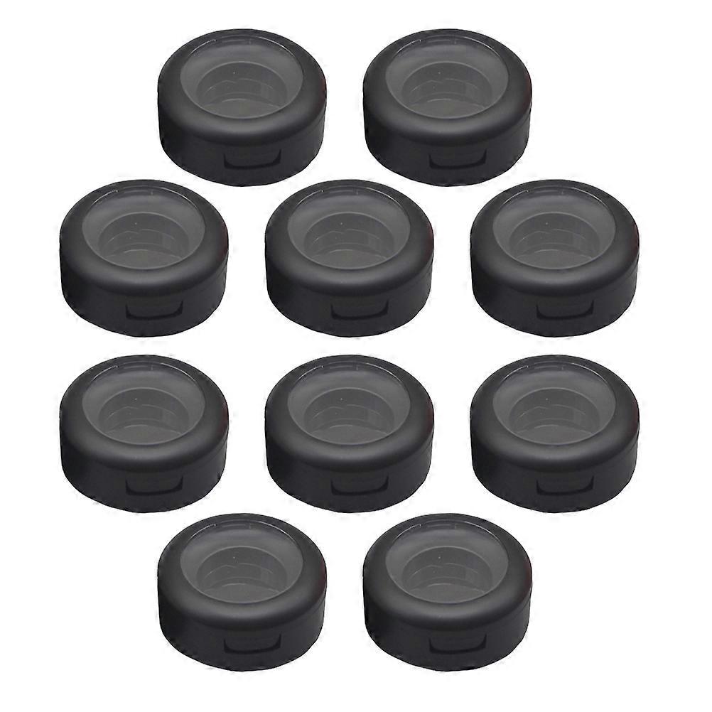 Eyeshadow Cases Empty Eyeshadow Dispensers for Daily Use Silver Material Dispensing 10sets