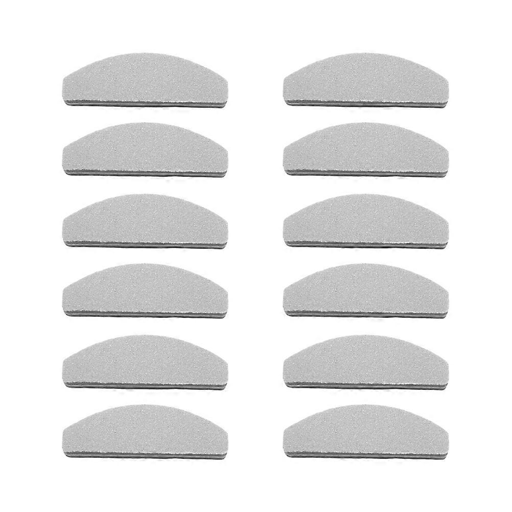 Nail Files Tool Sponge Nail File for Double-Sided Polishing 20Pcs Grey