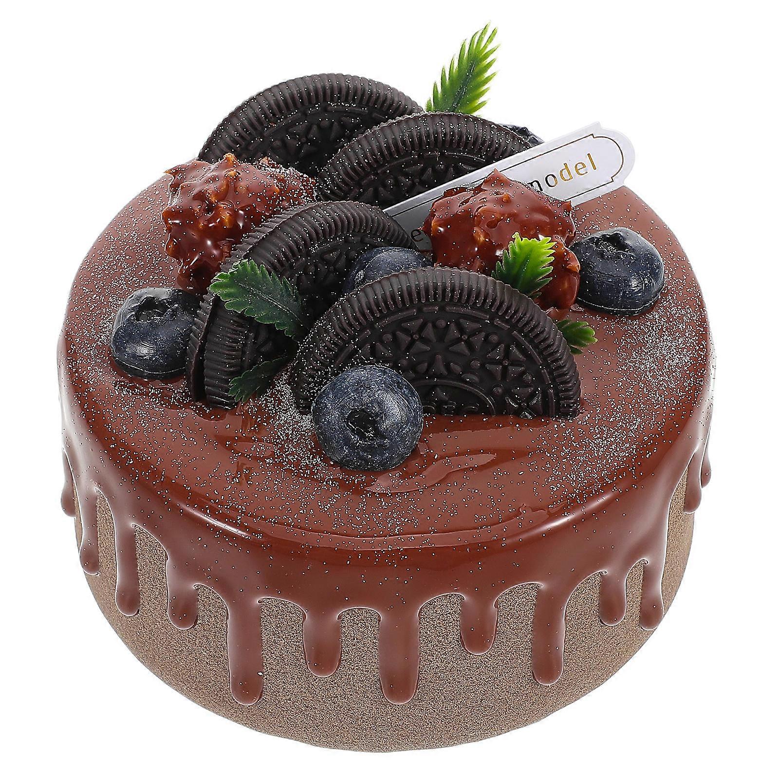 Simulation Birthday Cake Artificial Cake for Decoration PVC