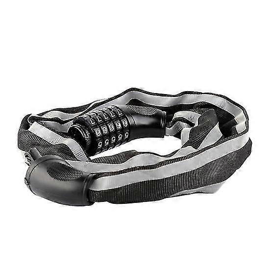 Heavy-Duty Bicycle Chain Lock with Key - Waterproof Anti-Theft Security for Bikes, Motorcycles and Scooters