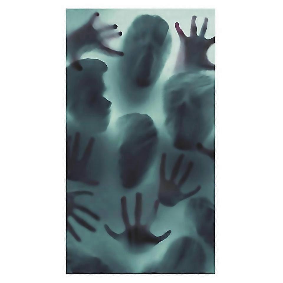 For 2pcshalloween Static Stickers Removable Bloody Horror Window For