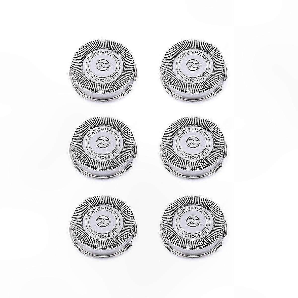 Replacement Shaver Heads for Series 3000, 2000, 1000 - 6 Pack Sharp Durable Blades-Compatible with S738 Models