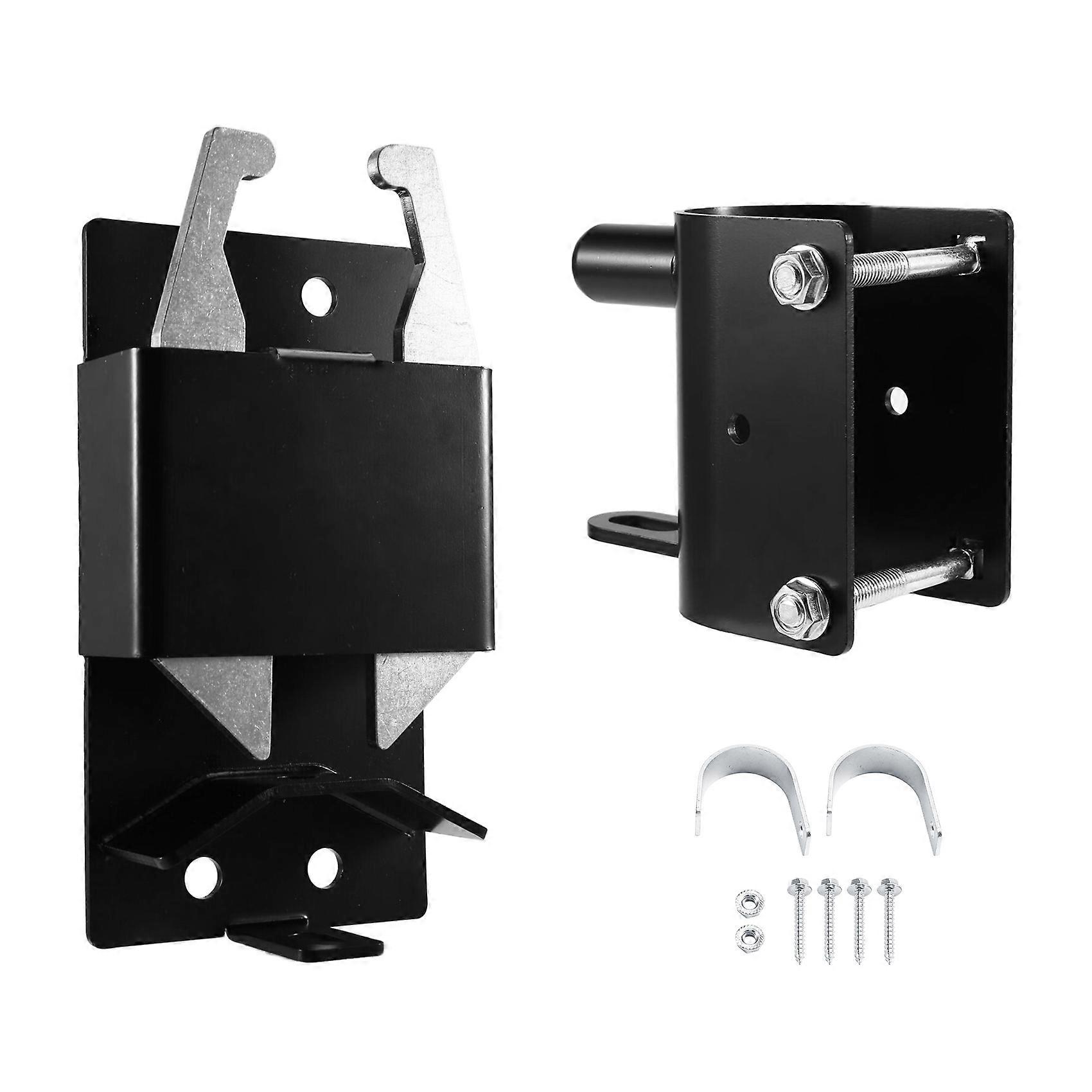 Bidirectional Lockable Latch Double-Sided Fence Latch Livestock Door Latch for Farms Ranches Pet Cages Fences Stables