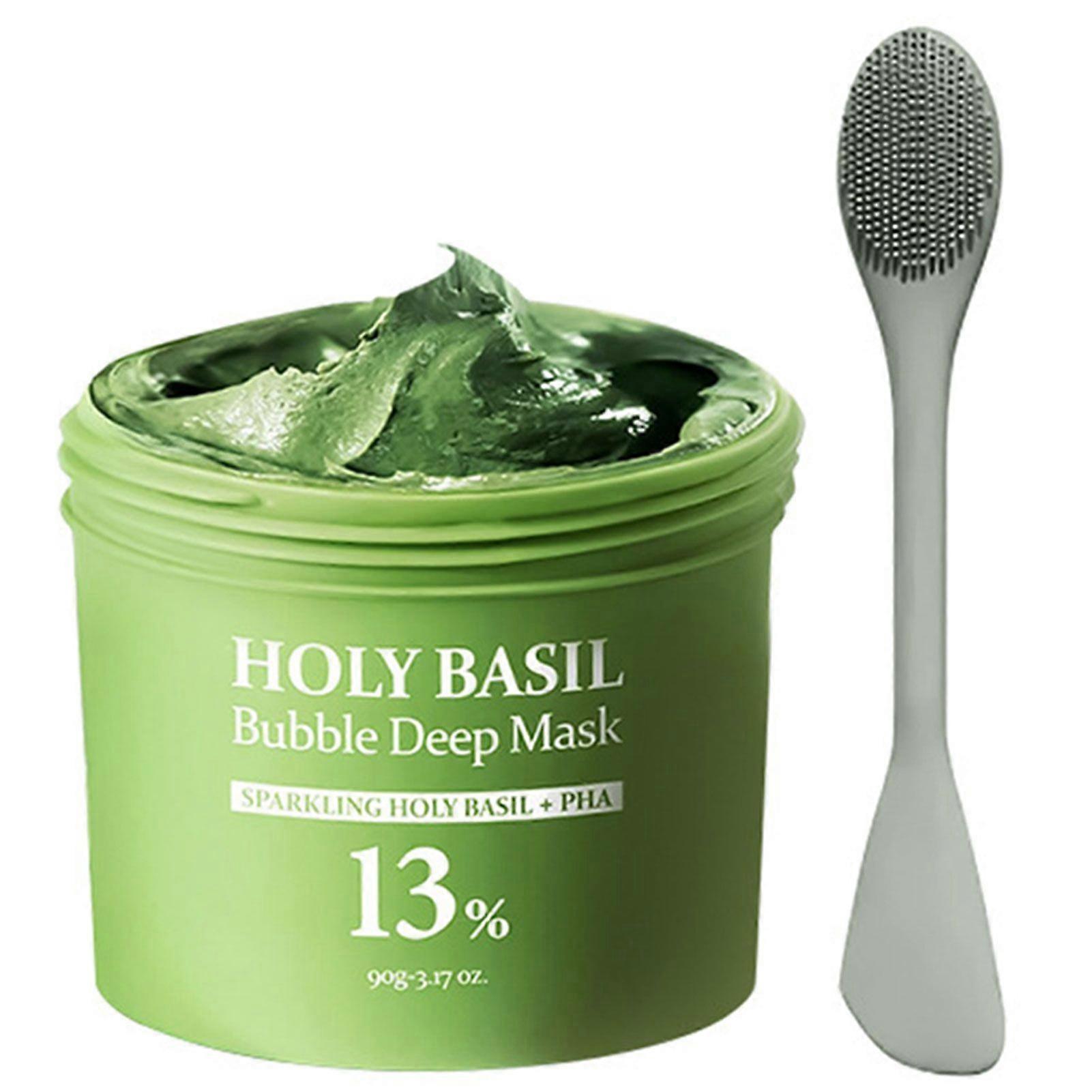 Holy Basils Bubble Deep Cleansing Mask Blackhead Sebum Care for Sensitive Skin for Men Women