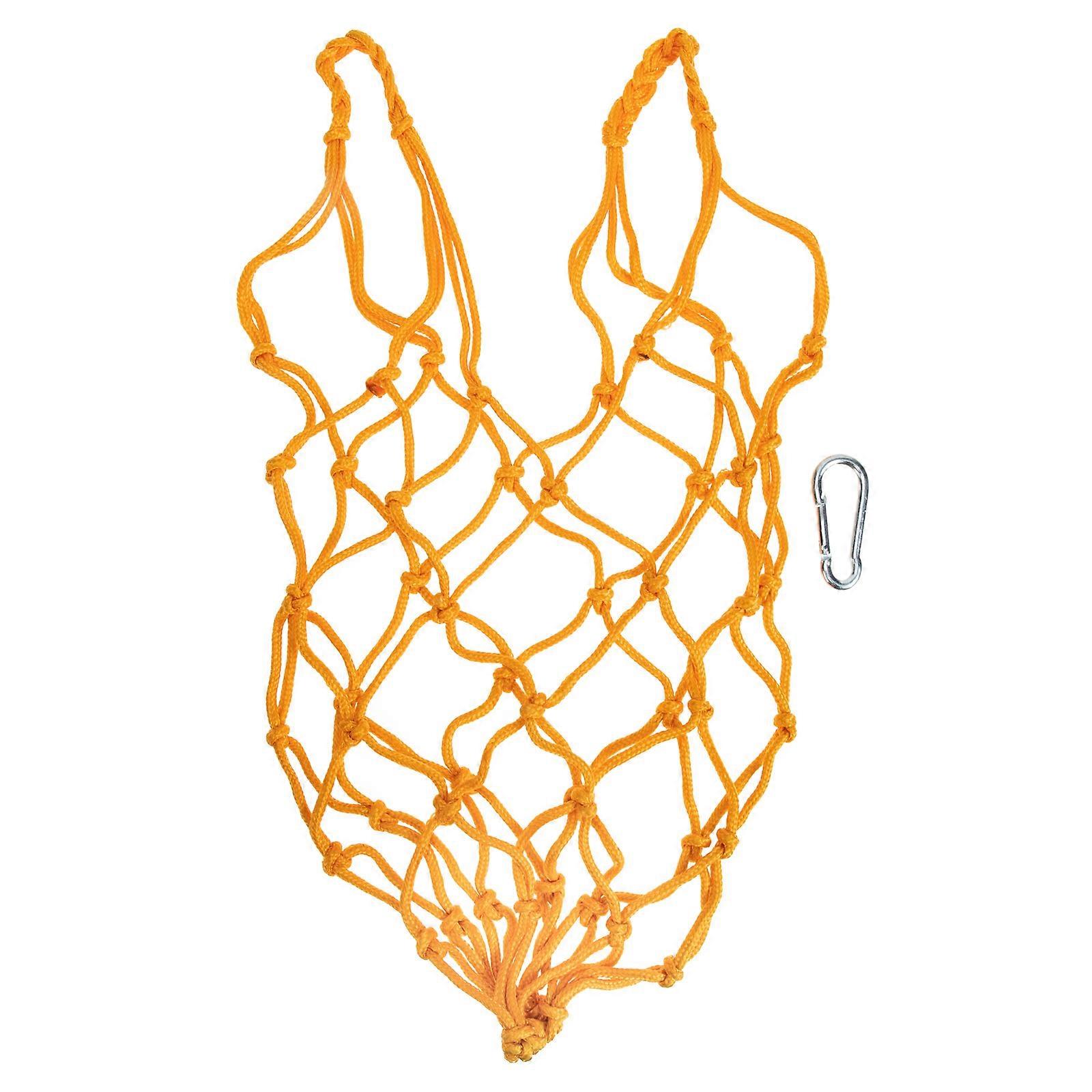 Chicken Feeding Cotton Net Bag for Parrot Hanging 2Pcs Bright Color Feeder