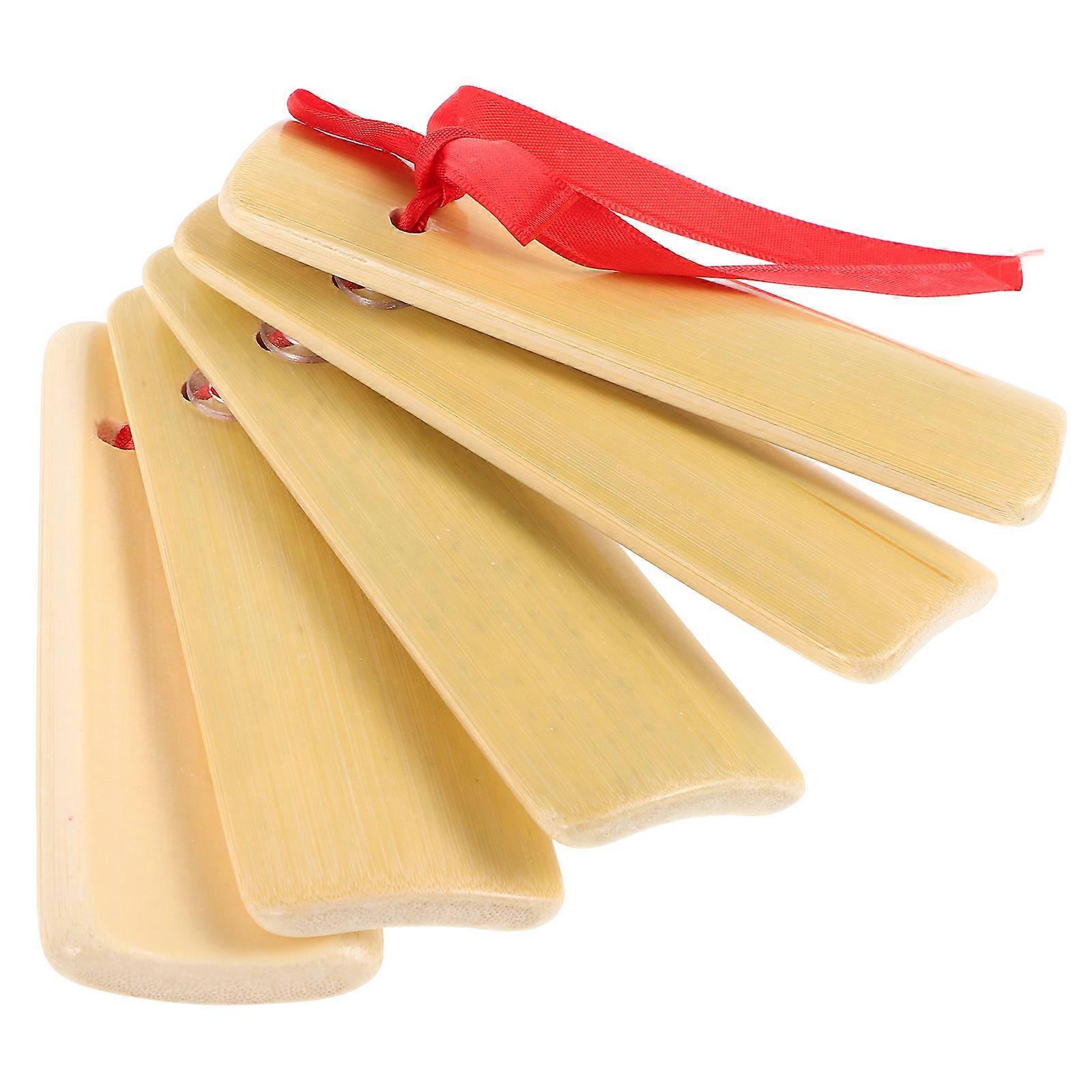 Traditional Bamboo Clapper Chinese Allegro for Stage Performance 25Pcs