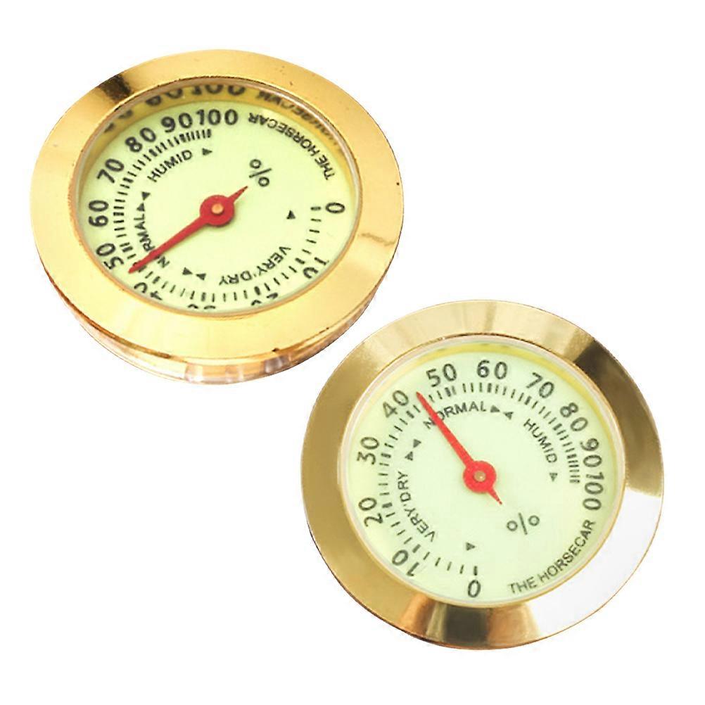 Cigar Humidor Mechanical Hygrometer Gauge for Precise Monitoring 10Pcs