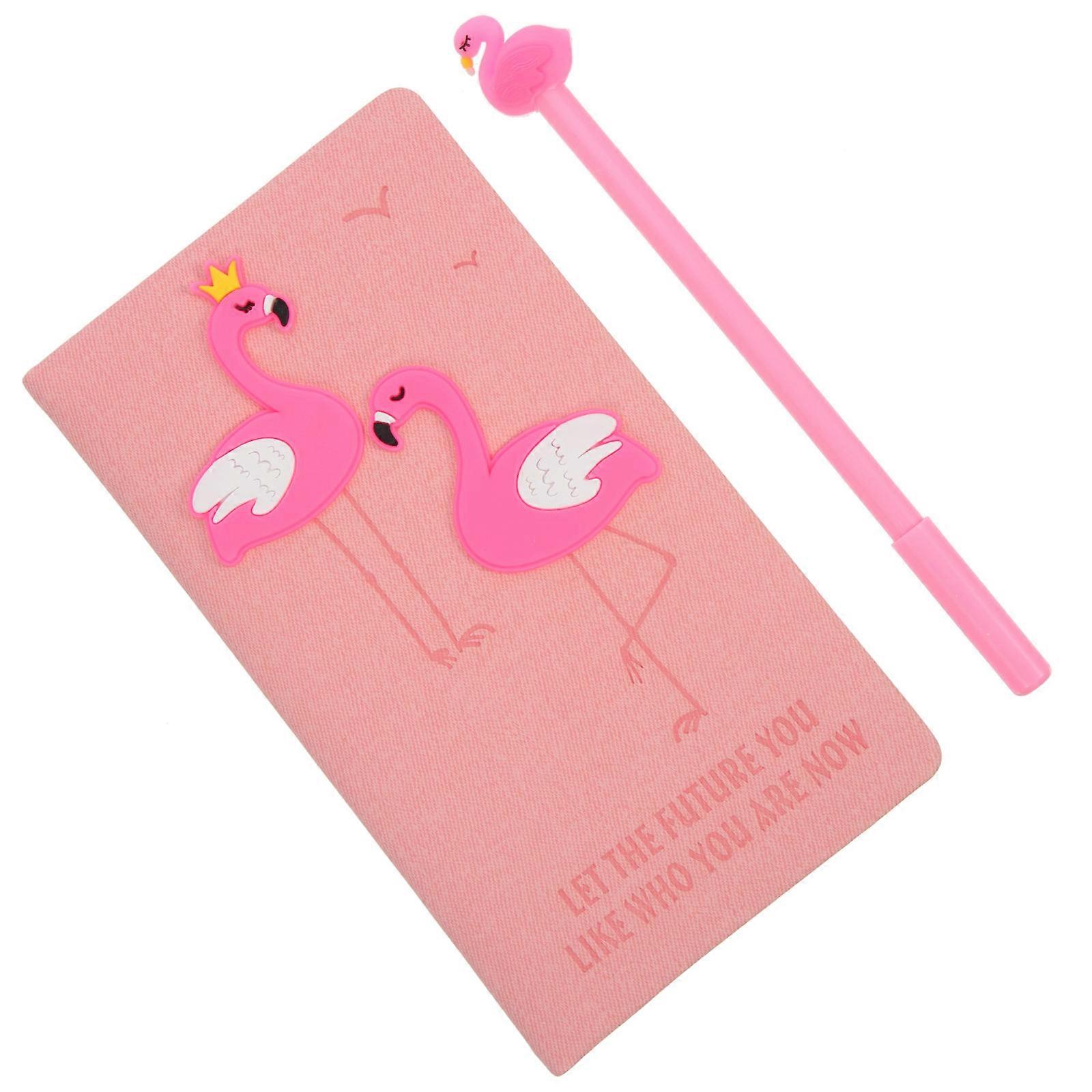 Portable Pink Notebook 4Sets for Writing Use Adorable Daily Journal
