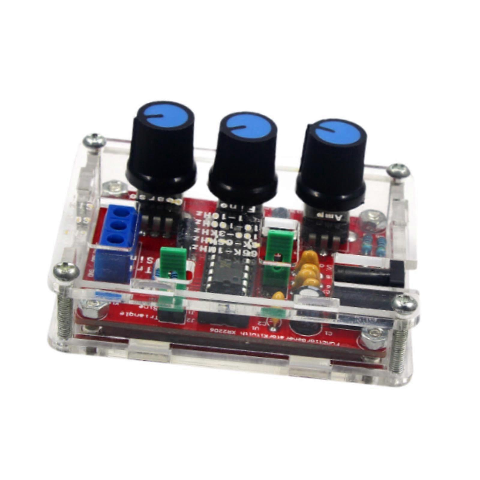 XR2206 Precision Function Generator Sine Triangle Square Wave Output 1 Hz1 MHz Frequency Range Enclosed Shell