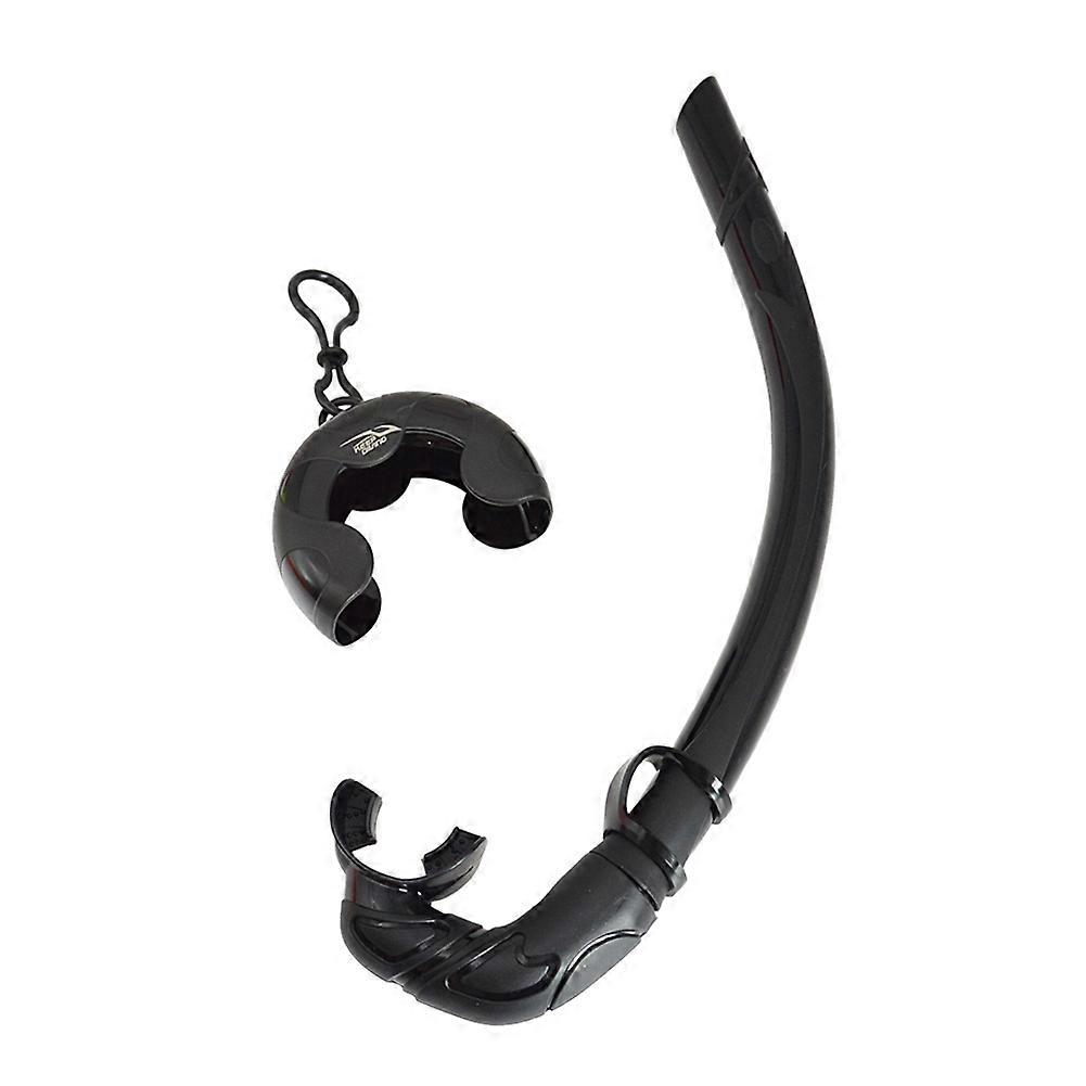 KEEP DIVING Soft Silicone Diving Snorkel Portable Foldable Easy Breath Wet Scuba with Storage Case for Snorkeling Enthusiasts A