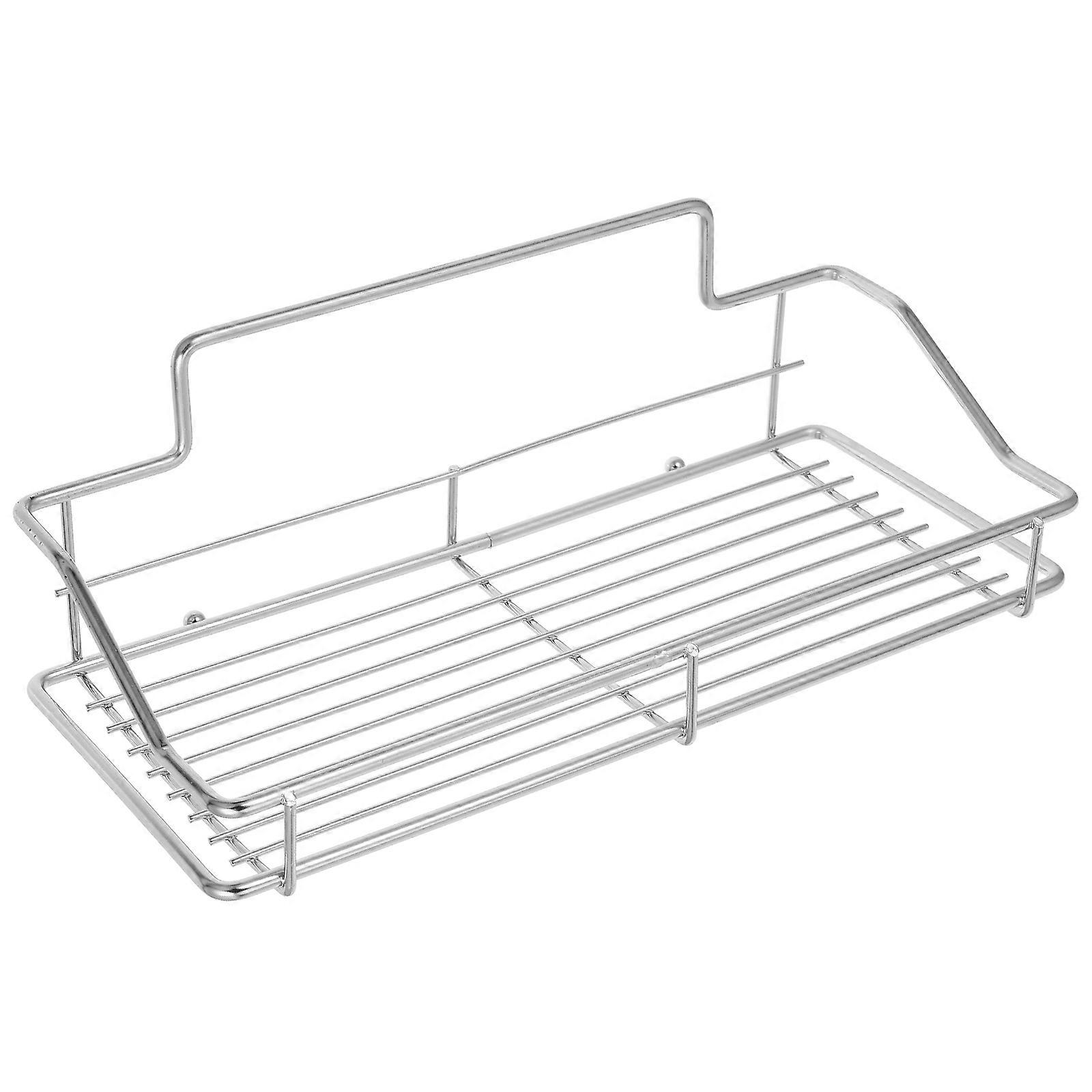 Kitchen Draining Basket Holder for Sponge Storage 1Pcs White