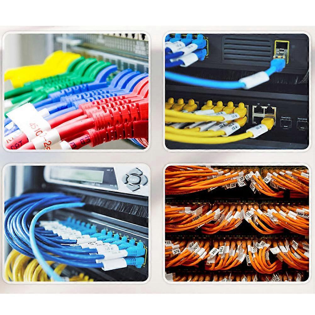 Uv Resistant Cable Markers P Shape Assorted -Adhesive For Factory Wiring 10Pcs