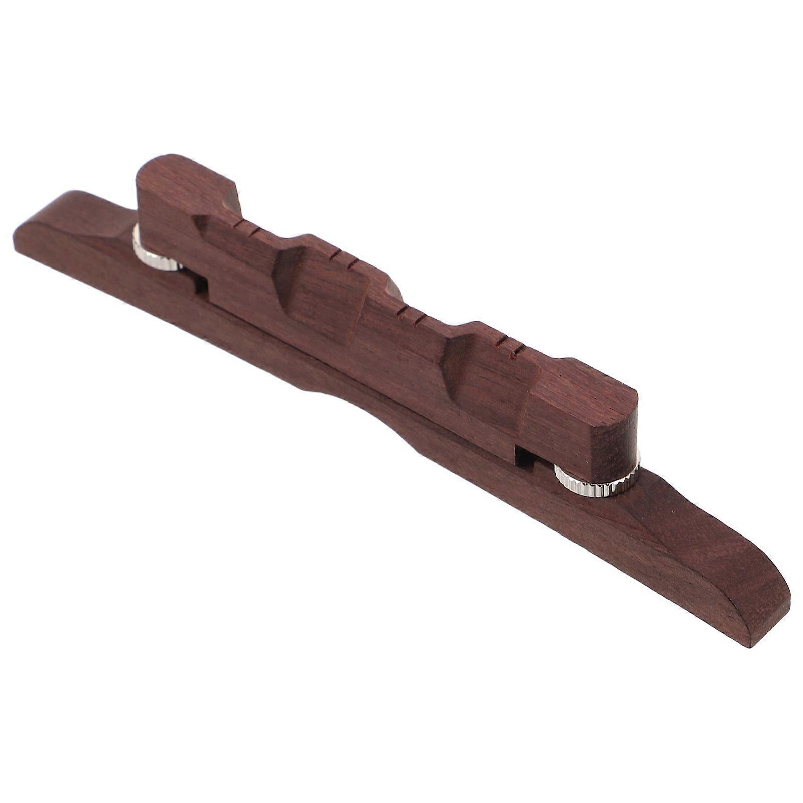 Guitar Bridge Mandolin Bridge for Stable Performance 3Pcs Wooden Parts