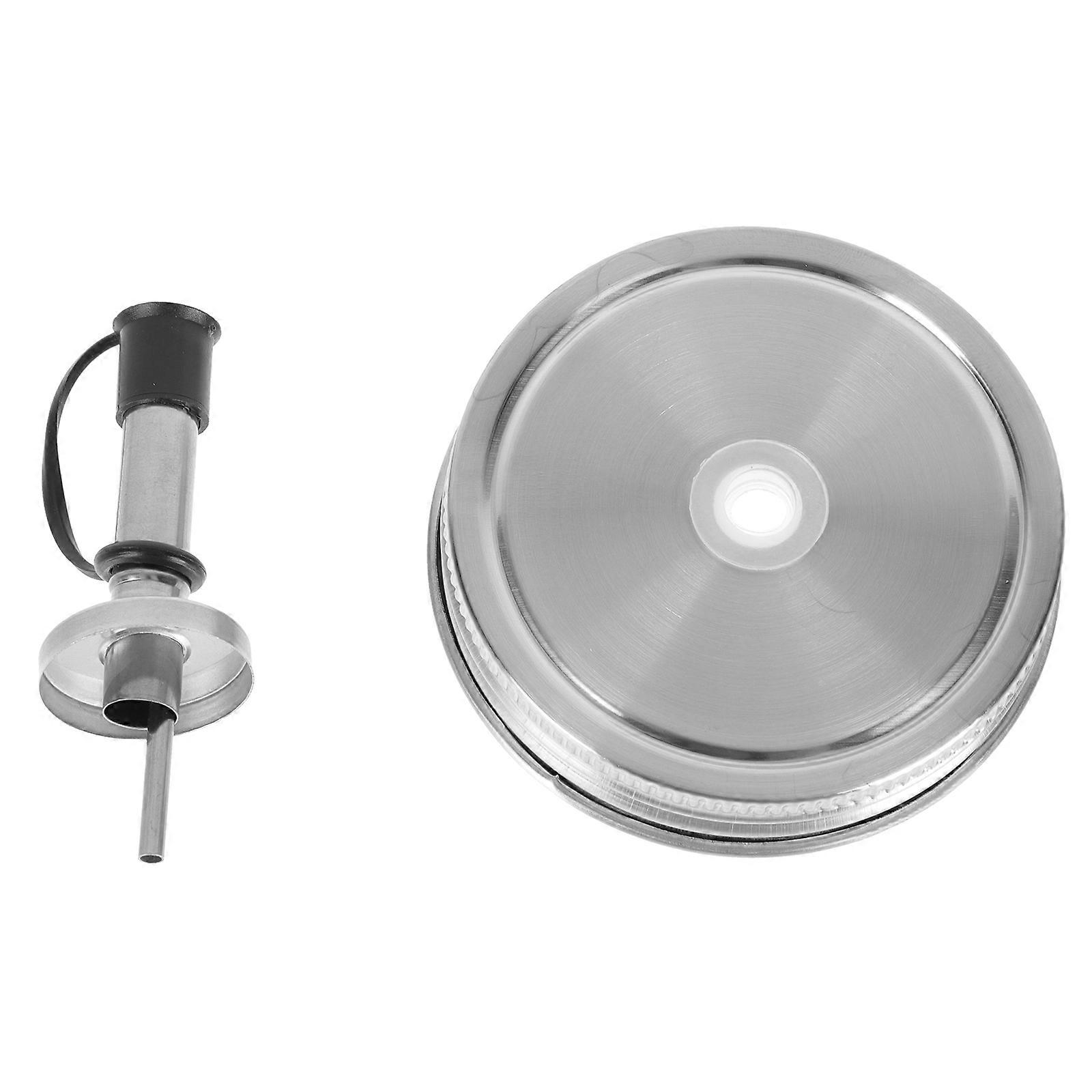 4 Pcs Stylish Bottle Caps For Home Use Creative Covers Suitable For Vinegar Bottle And Oil Bottle Square Shape Food Protection