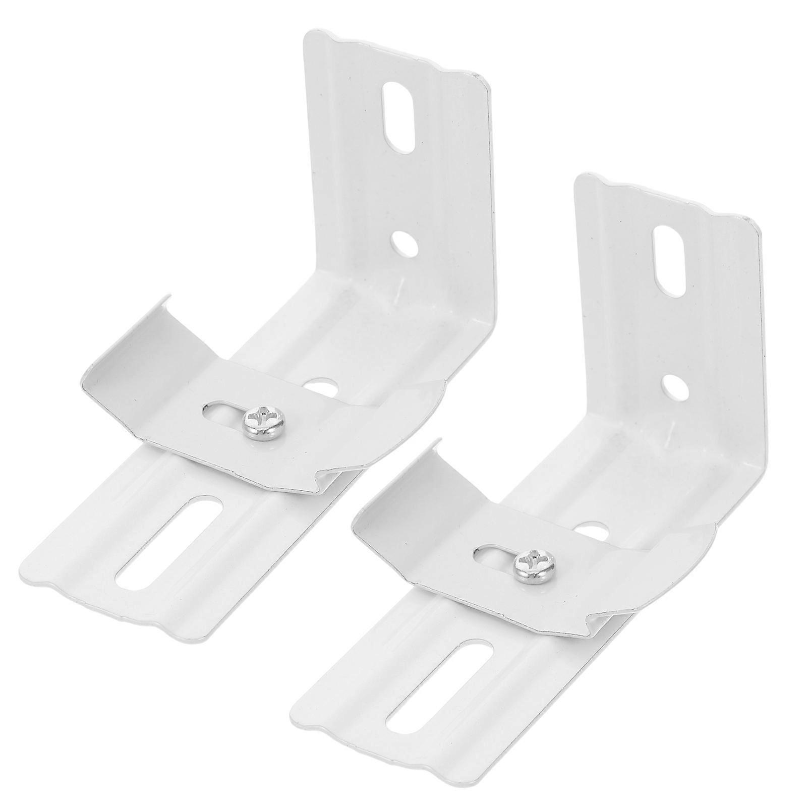 Curtain Bracket Supports For Vertical Blinds Installation On Window Frames With Sturdy Support Structure 10 Pcs