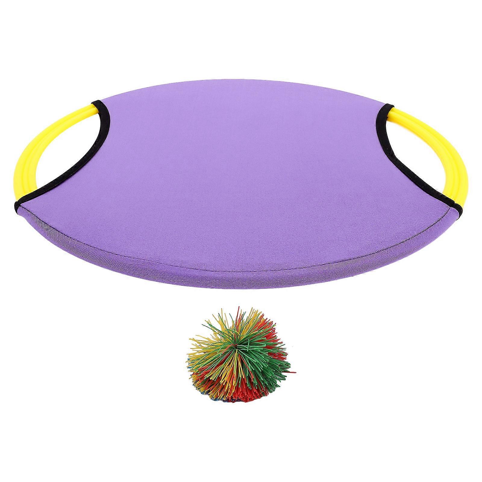 Throwing Set Toss and Catch Ball Plaything for Kids 5Sets Purple ABS