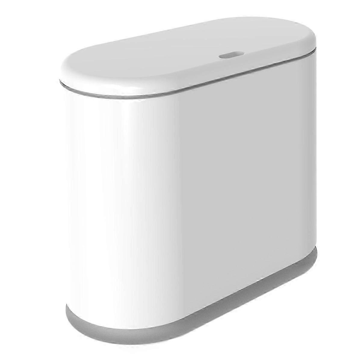 Push-on Plastic Trash Can Wastebasket