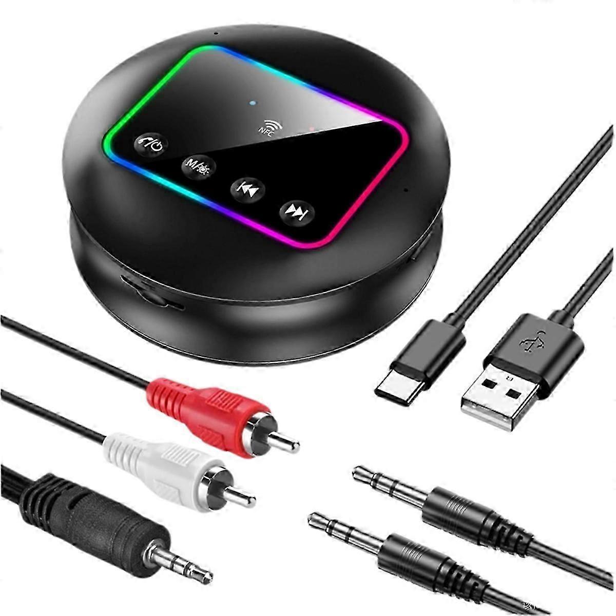 NFC Bluetooth 5.4 Transmitter Receiver,Bluetooth Audio Adapter