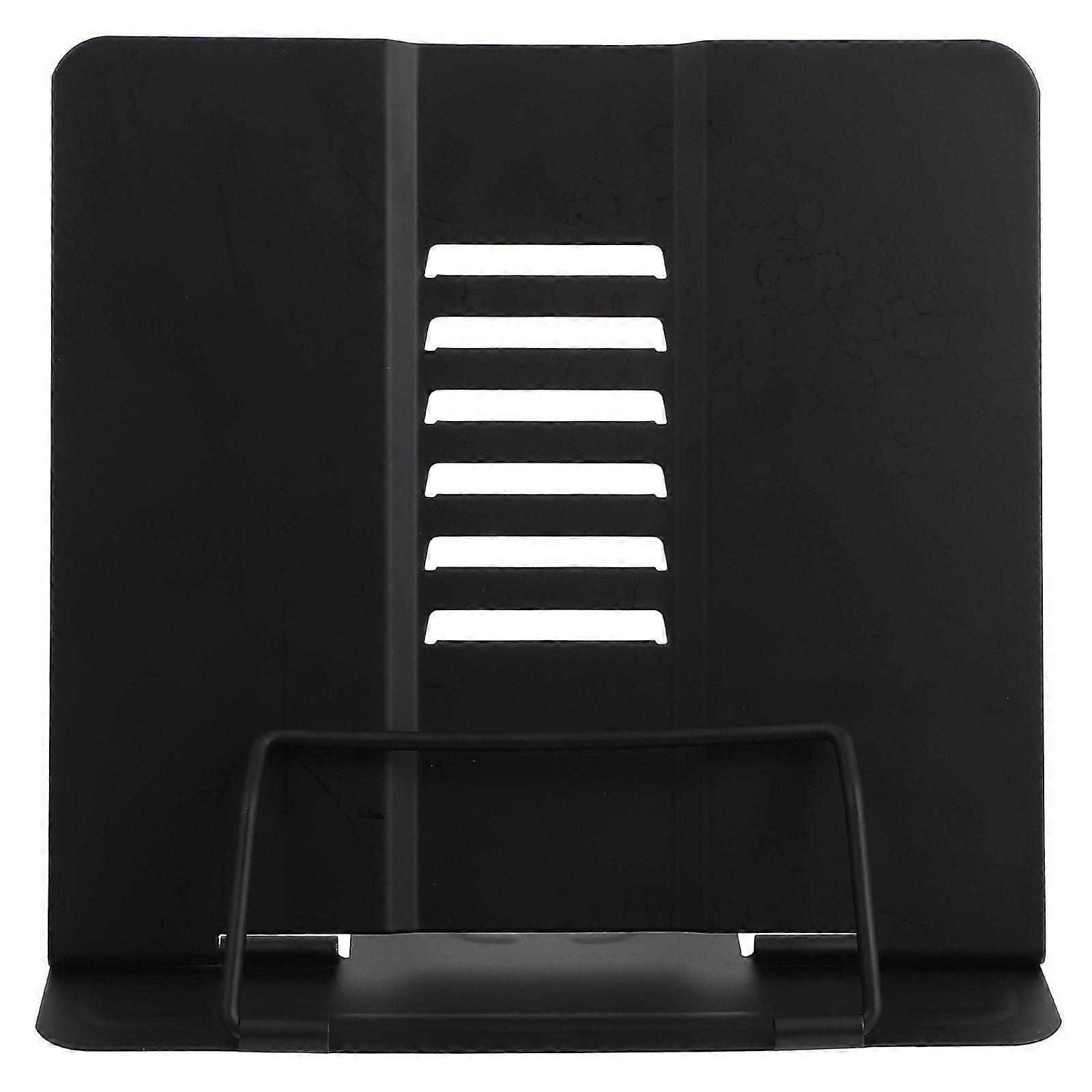 Multifunctional Reading Stand Metal Book Holder Hands-Free Reading Support Rectangular Shape Home Office Books 1Pack