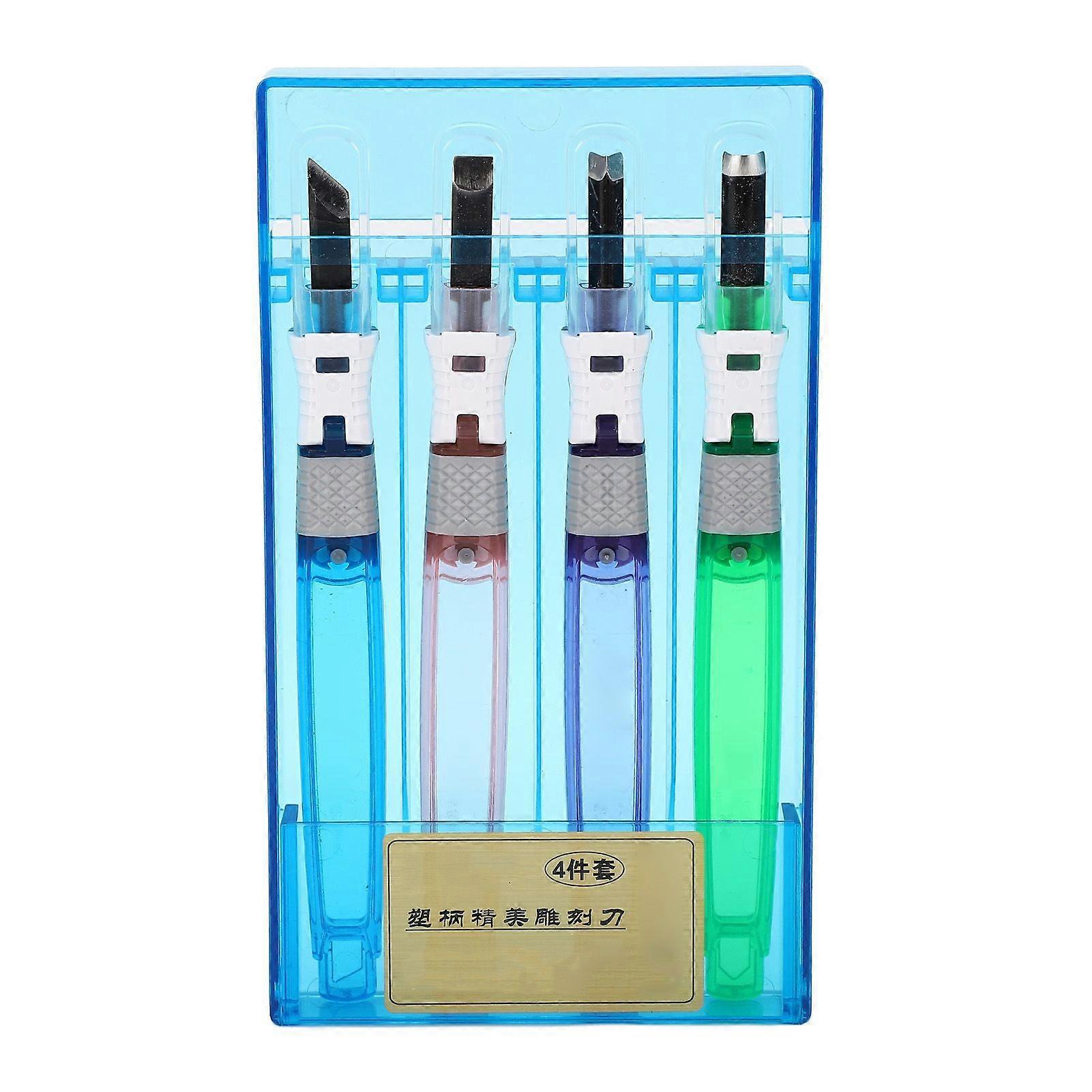 Høj kvalitet [4-delt sæt] Tømrer gravering værktøj udskæring kniv sæt
