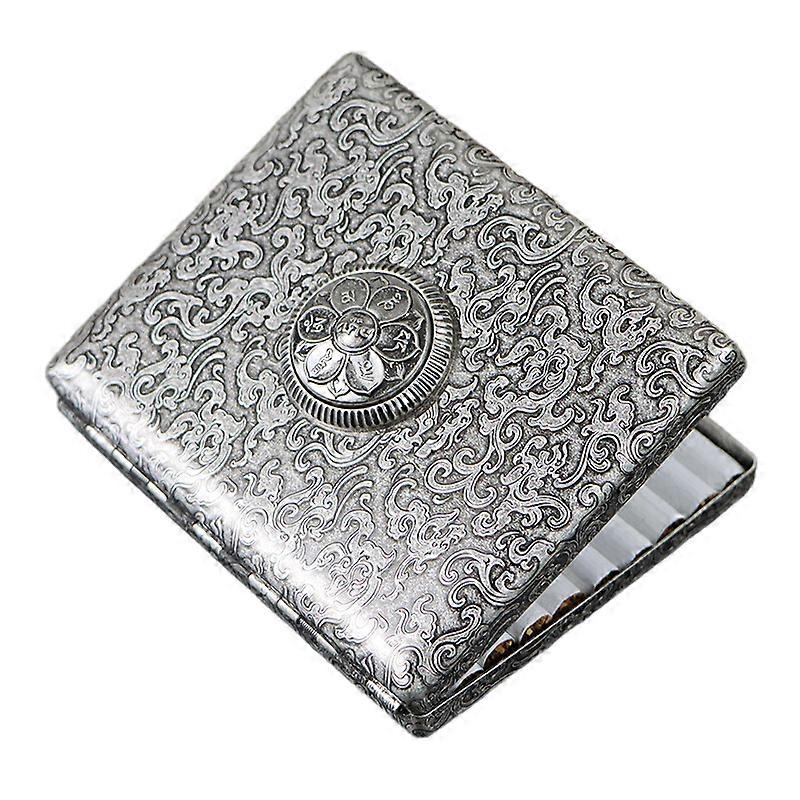 Copper Cigarette Case 20 Pcs Three Dimensional Relief Cloud Pattern