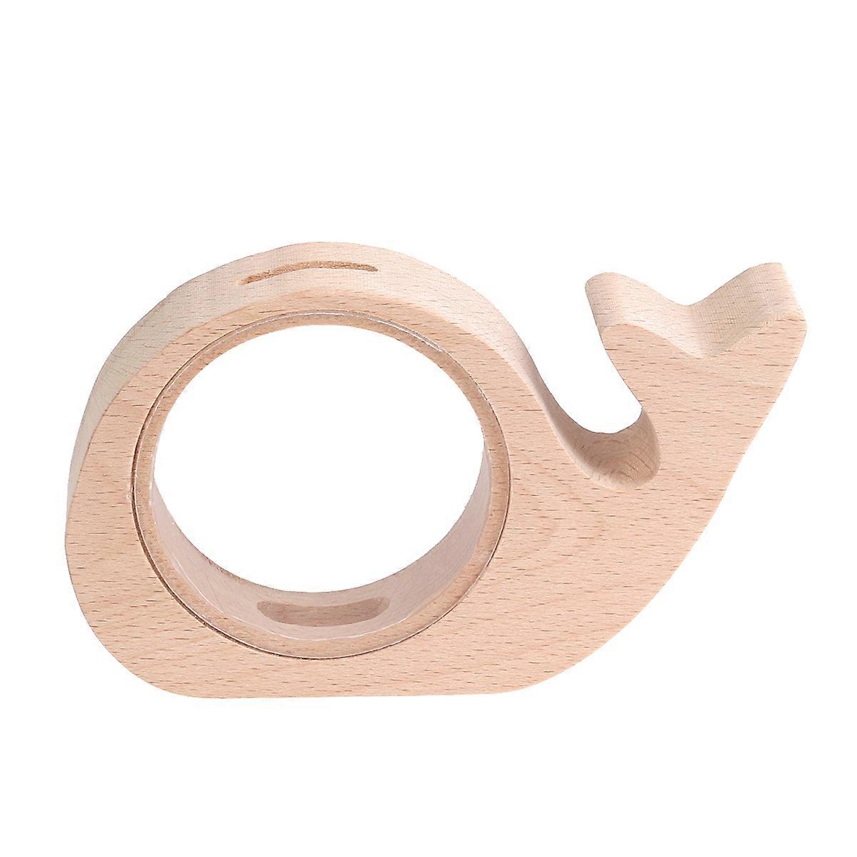Saving Bank for Saving Money 2Pcs Wooden Whale Shape Transparent Piggy Bank