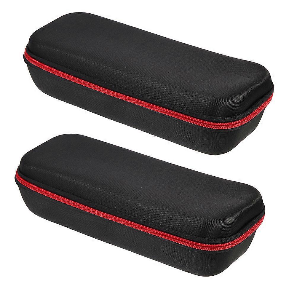 Microphone Storage Bag Zipper Case for Carrying with 10Pcs Microphone Holder