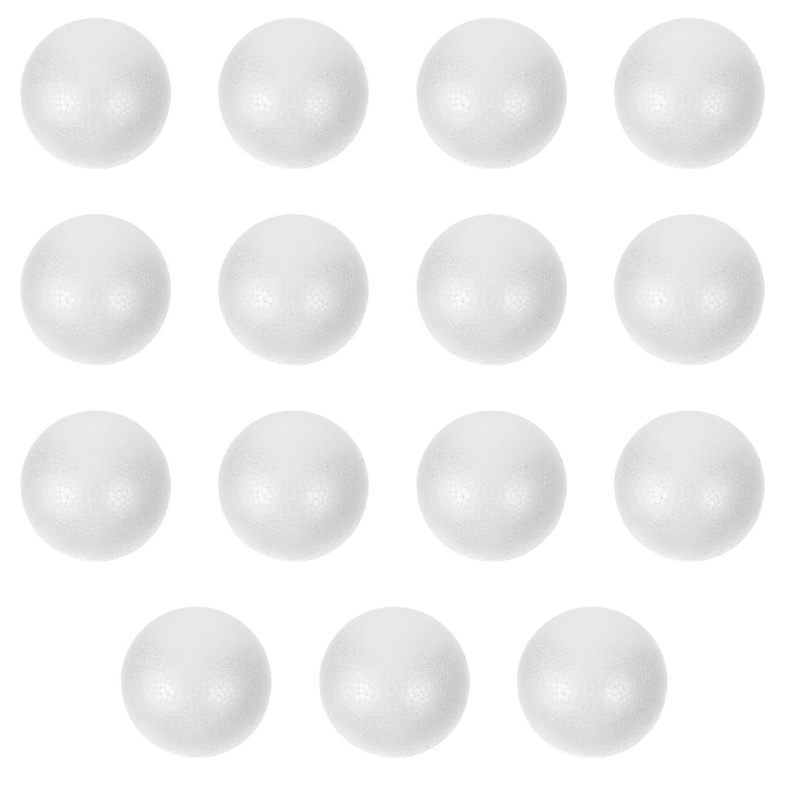 Solid Polystyrene Balls 60 Pcs Round Spheres Christmas Decoration Craft Enthusiasts 8Cm Versatile