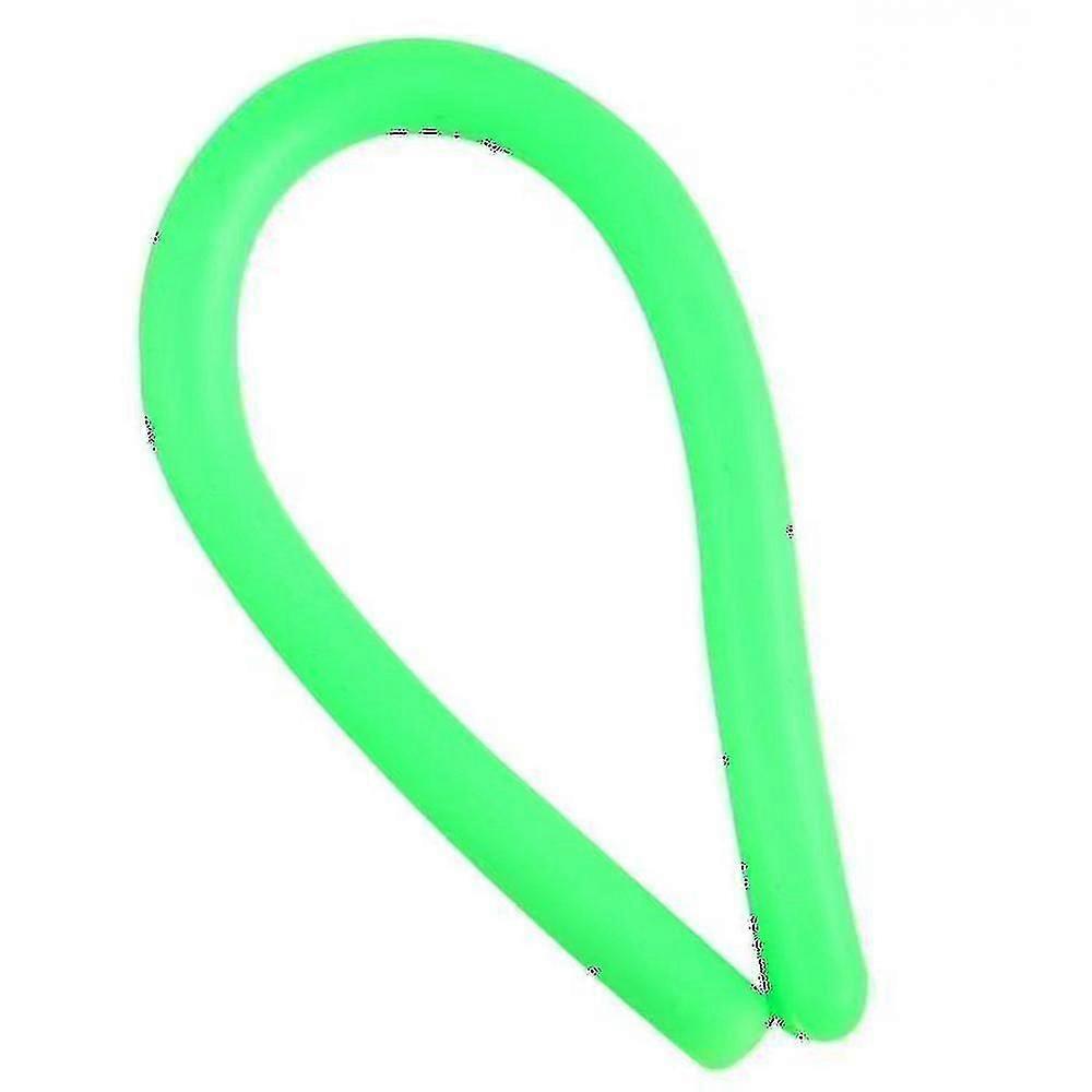 Soft Rubber Tpr Noodle Elastic Rope Toy Decompression Artifact(green)
