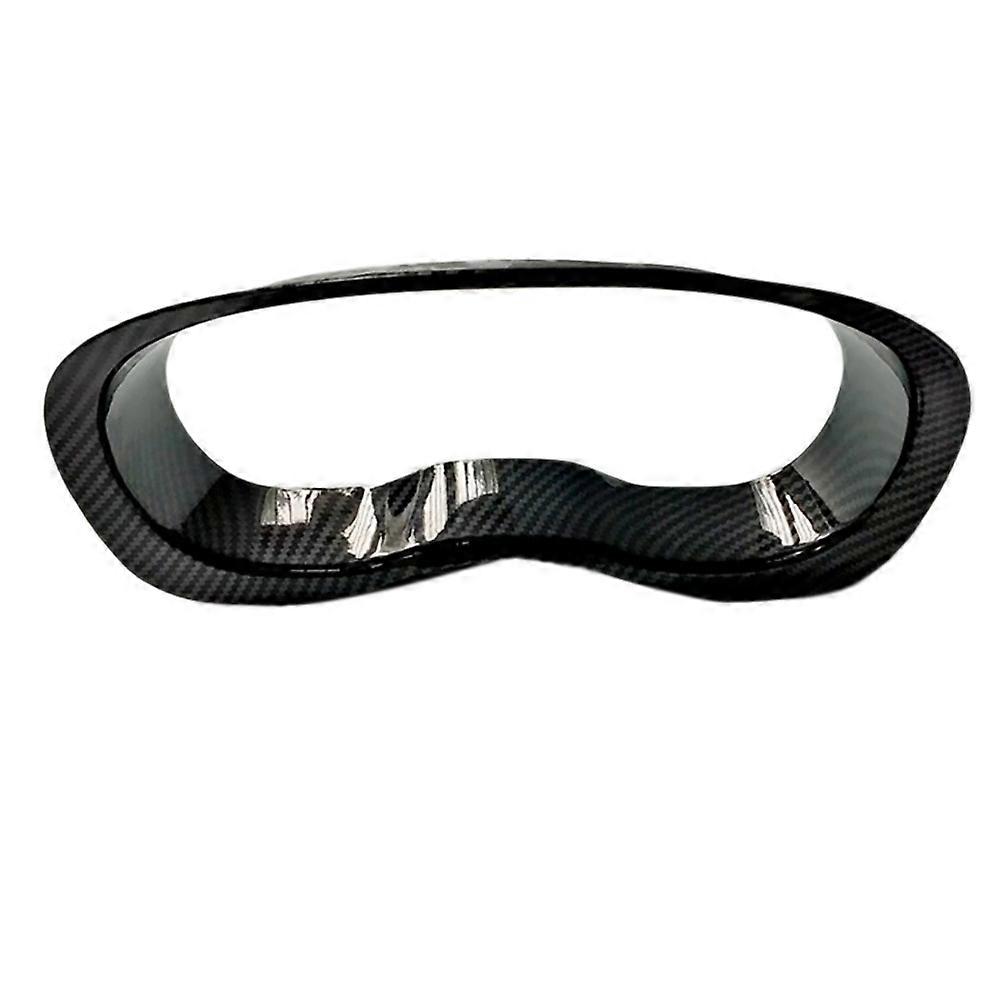 For Forester Levorg XV Carbon Fiber Interior Dashboard Speed Meter Display Frame Trim Cover